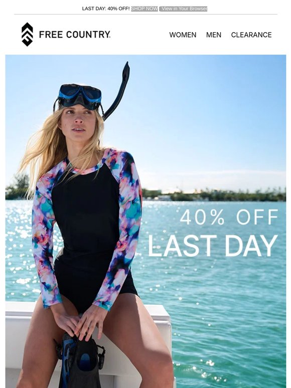 40% OFF Ends Today!