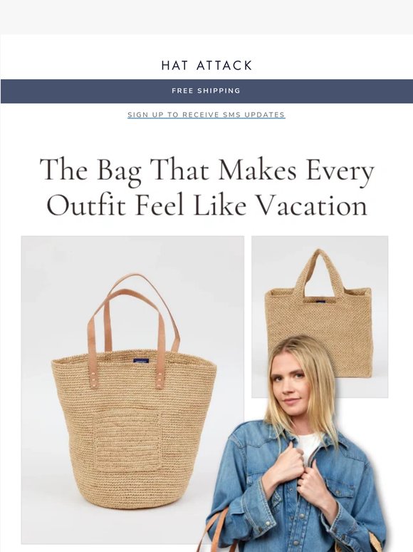 The Bag That Feels Like Vacation