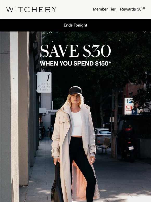 Don't Miss Out: $30 Off When You Spend $150