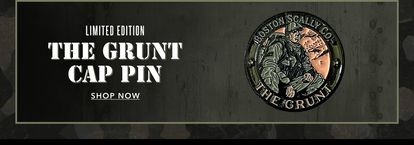 Limited Edition The Grunt Cap Pin Shop Now