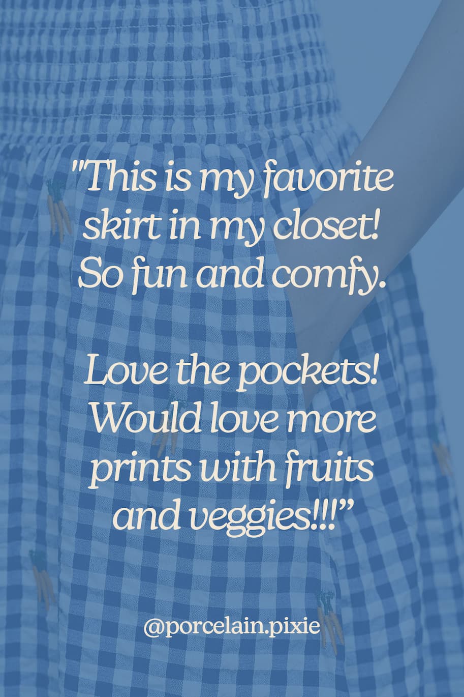 "This is my favourite skirt in my closet! So fun and comfy."