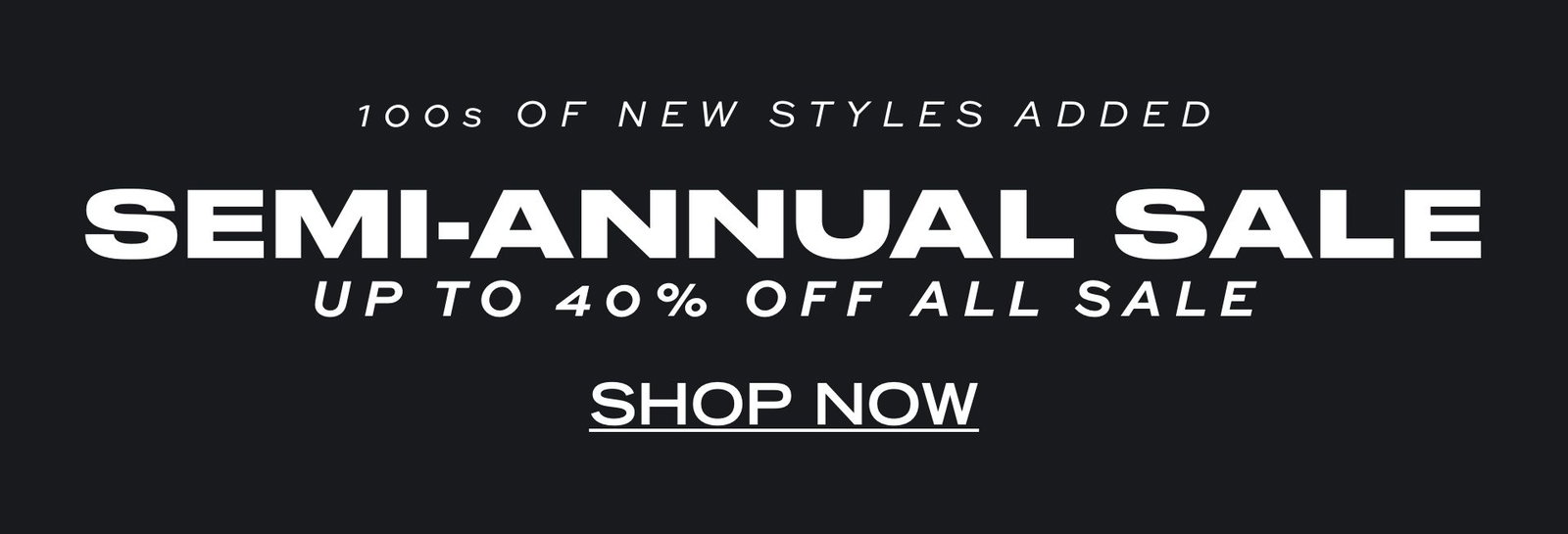 Semi Annual Sale