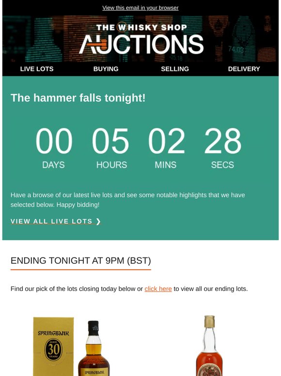 The hammer falls tonight!