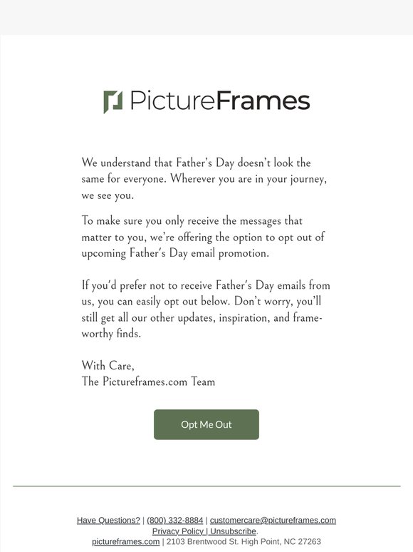 Want to skip our Father’s Day emails?