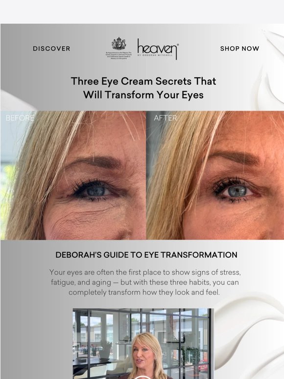 Discover Deborah's Eye Transformation Guide ✨