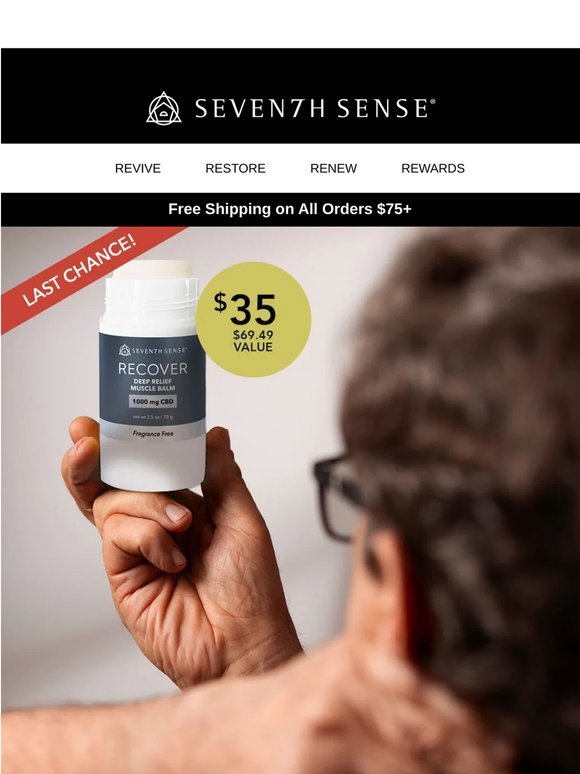 Last Call ☎️ $35 Muscle Balms ($69.49 value)