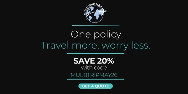 Save 20% with code MULTITRIPMAY26 Email Banner