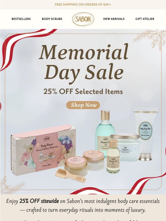 Celebrate with 25% OFF Sitewide! 🎉