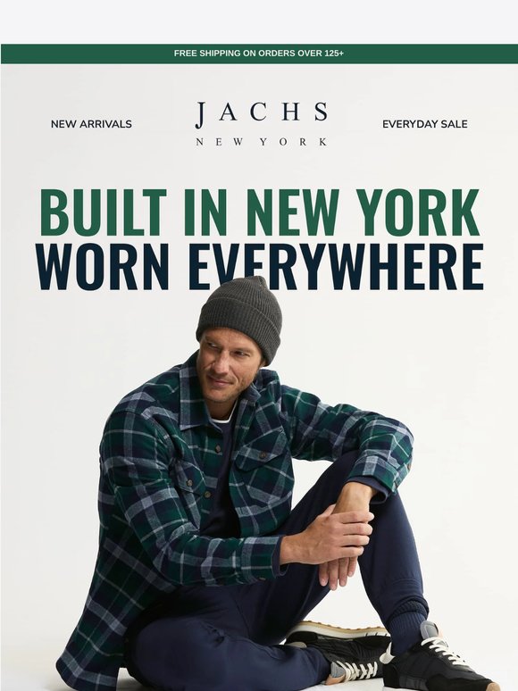 Built in New York. Worn Everywhere.
