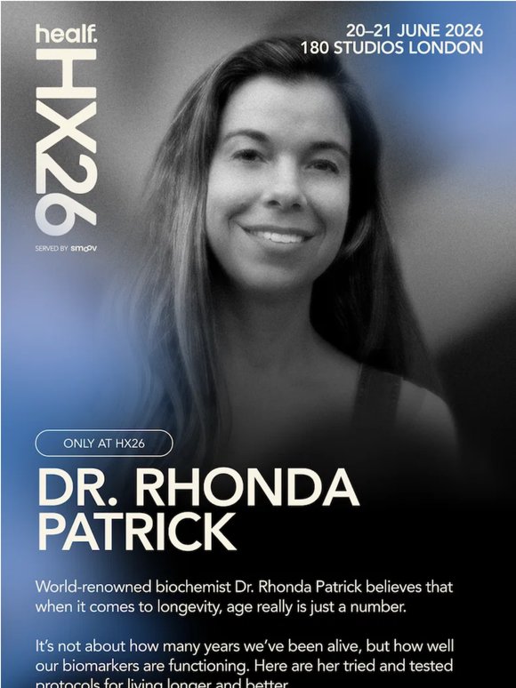 Meet Dr. Rhonda Patrick live