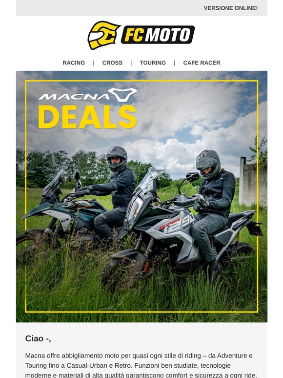 🏍️ Macna Deals