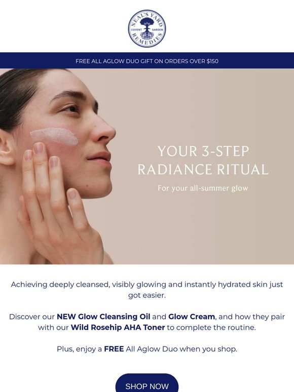 Your 3-step radiance ritual (+ a free gift)