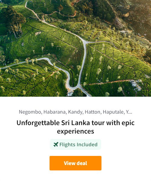 Unforgettable Sri Lanka tour with epic experiences