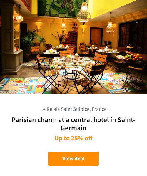 Parisian charm at a central hotel in Saint-Germain