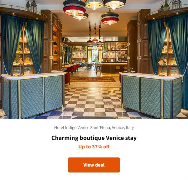 Charming boutique Venice stay