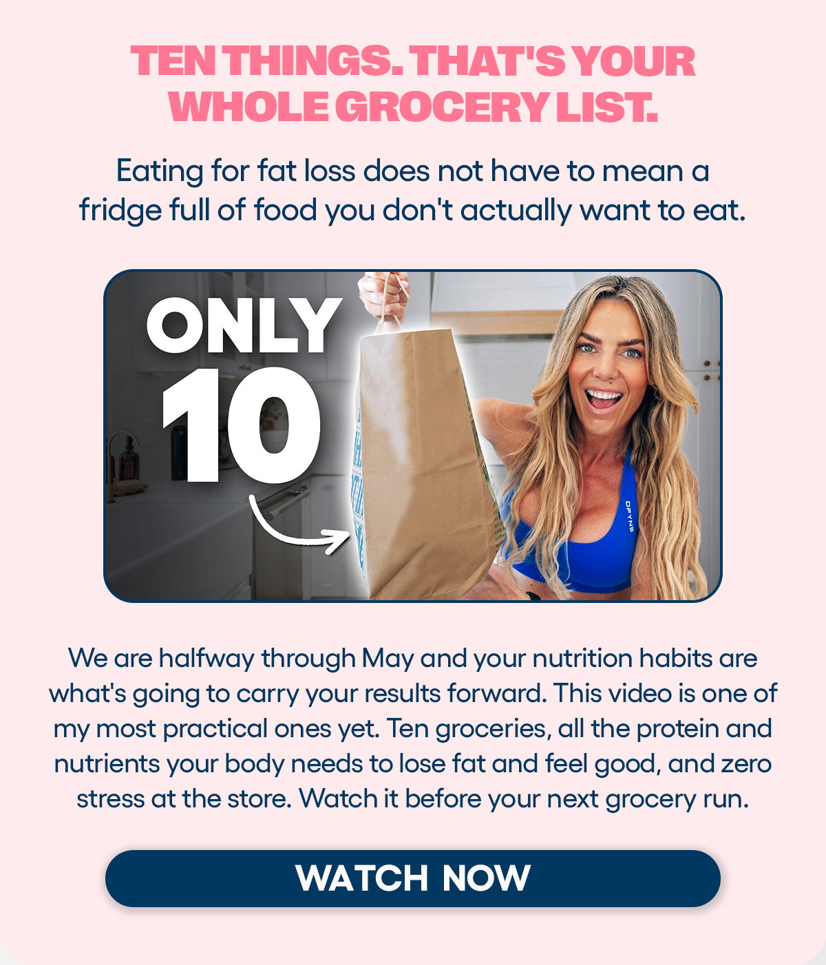 Only 10 Groceries on YouTube