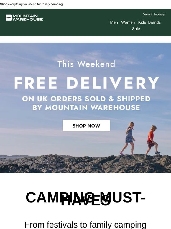 Free Delivery This Weekend 🚚