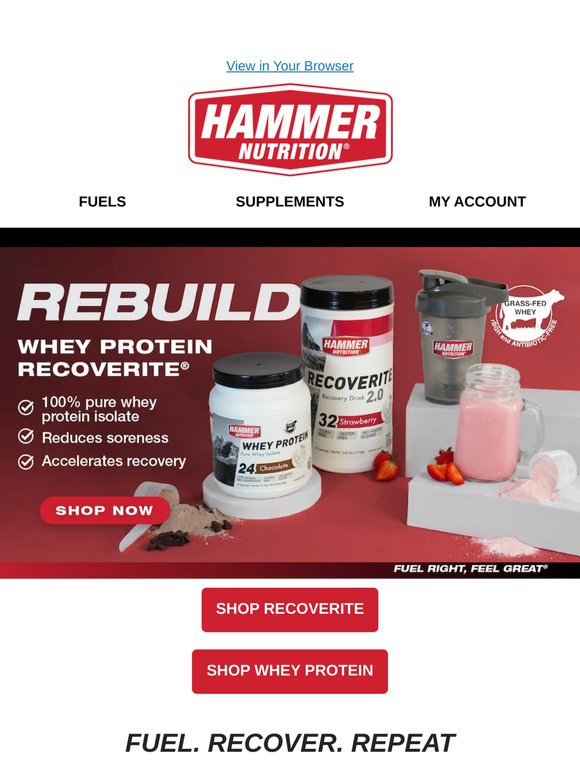 Recoverite or Whey