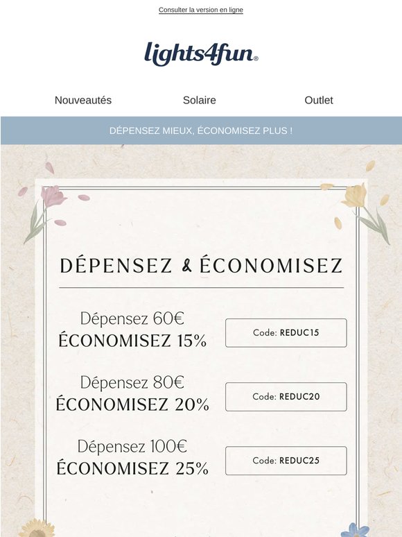🛍️ -10%, -15%, -25% : dernière chance !