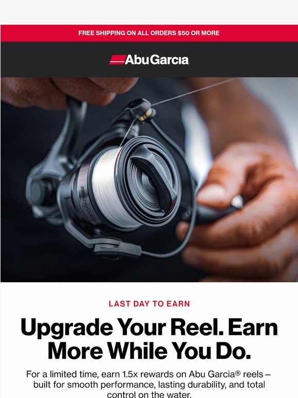 LAST CHANCE 🚨 1.5x Rewards on Reel Purchases Ends Today!