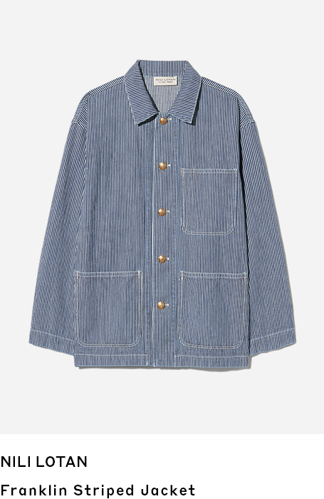 Nili Lotan | Franklin Striped Jacket