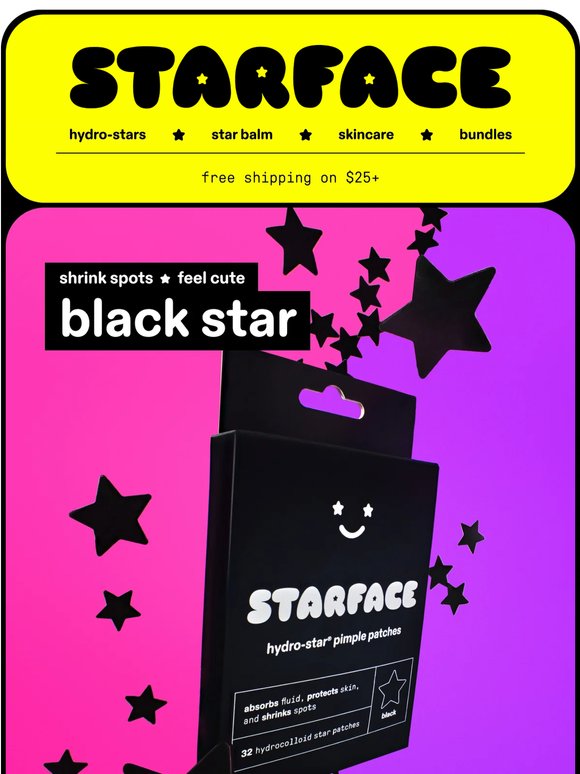 SHRINK SPOTS, FEEL CUTE, BLACK STAR 🖤