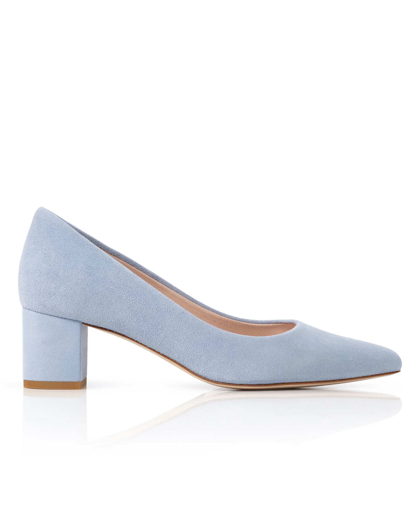 Image of Josie Powder Blue Suede