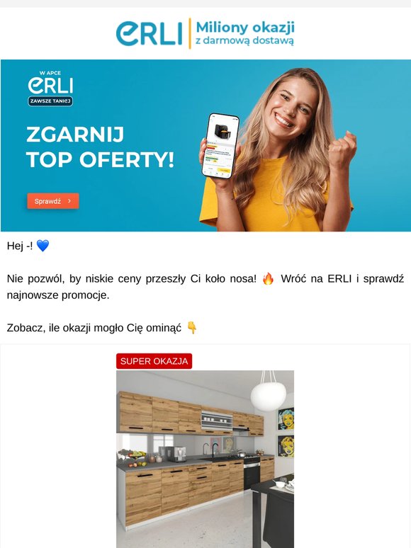 Niższe ceny tylko dla Ciebie! 👀