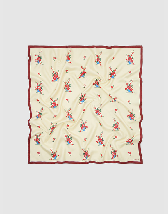 WALLPAPER FLORAL SCARF