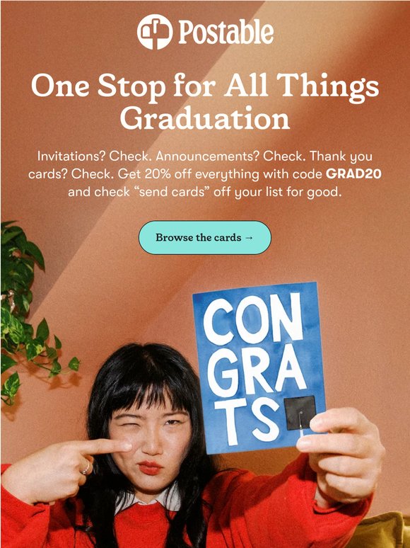 ✅ Grad card checklist: done!