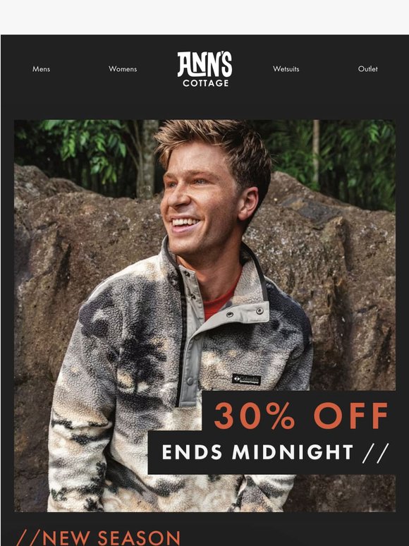 Final Day → 30% OFF Denim + Fleeces
