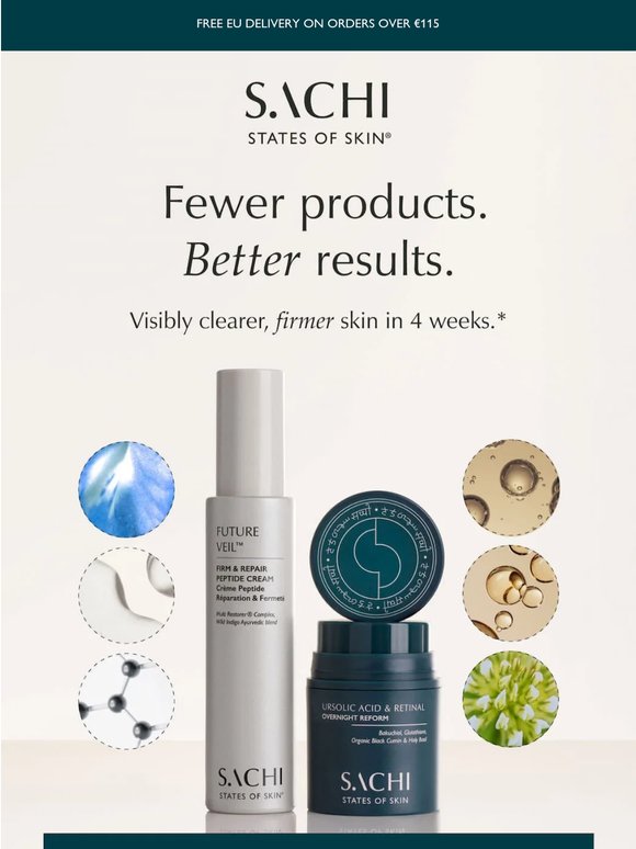 “I eliminated other night time skin care”