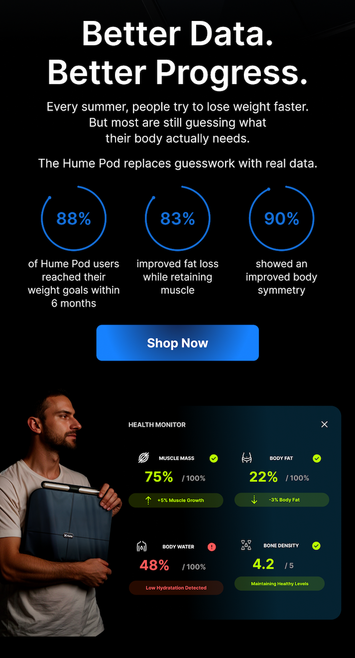 Turns body data into personalised guidance for clearer, more consistent results.
