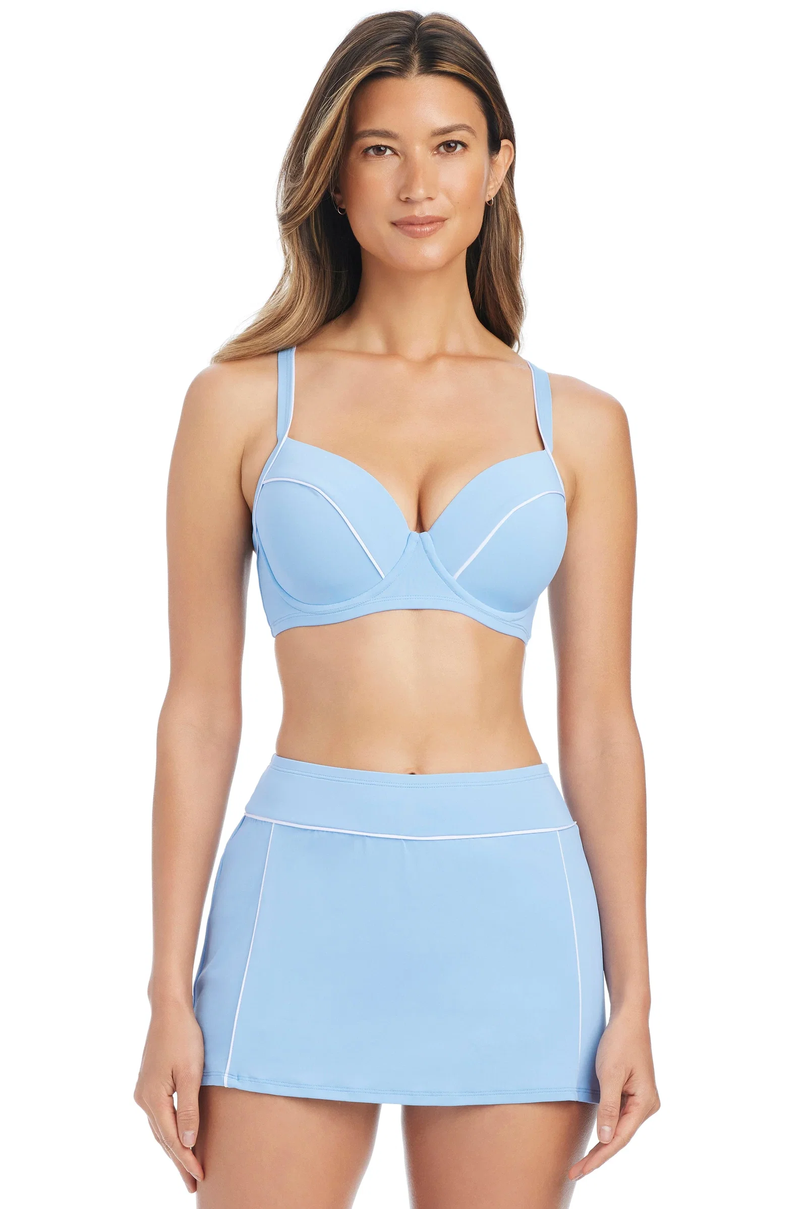 Image of Ahoy, Captain! Over The Shoulder Bikini Top