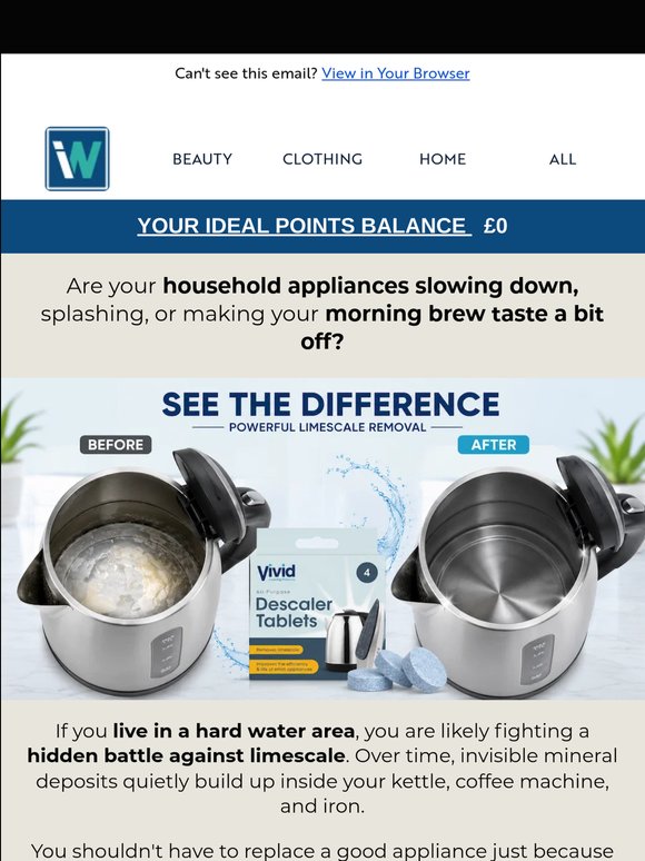 Mate Hard water ruining your appliances?