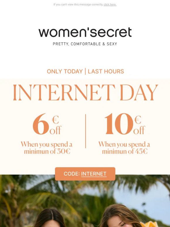 Last hours to save €6 or €10! 🏃🏻‍♀️ Internet Day