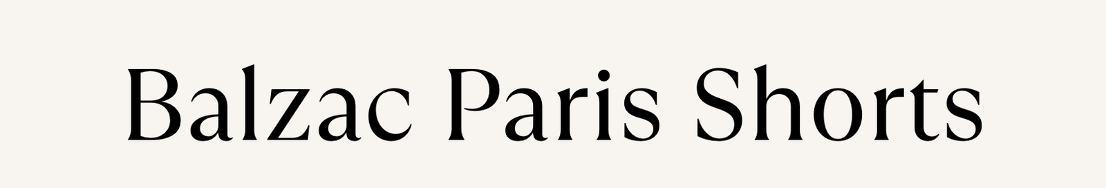 BALZAC PARIS SHORTS 