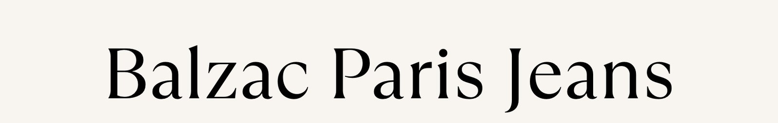 BALZAC PARIS JEANS