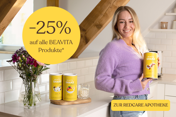 25 %* Rabatt auf BEAVITA Produkte