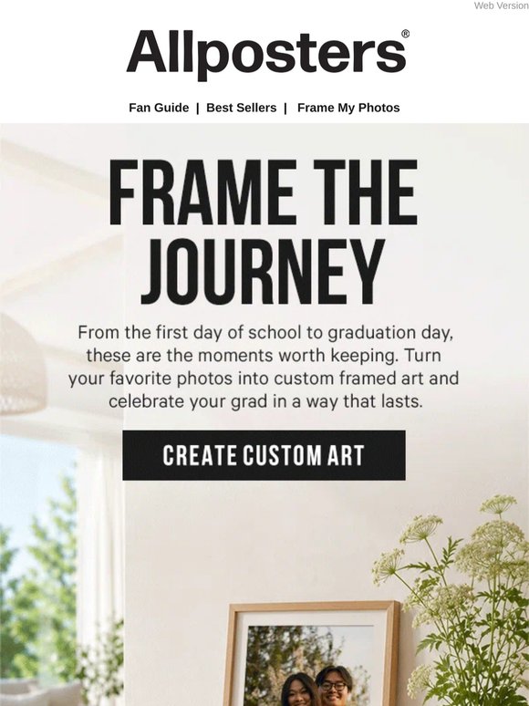 Frame First Day to Graduation Day
