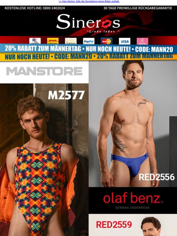 ⭐️ Qualität zum Sparpreis: Underwear Neuheiten mit 20% Rabatt