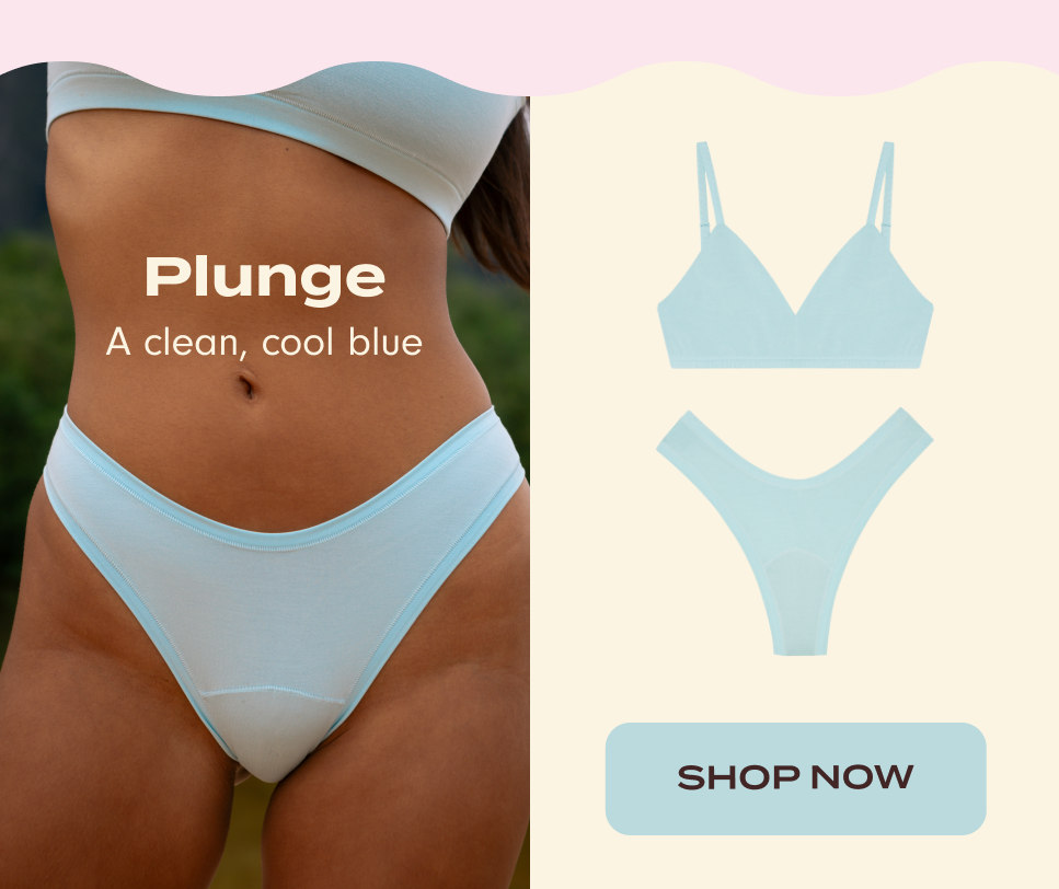 Shop Plunge: A clean, cool blue. 
