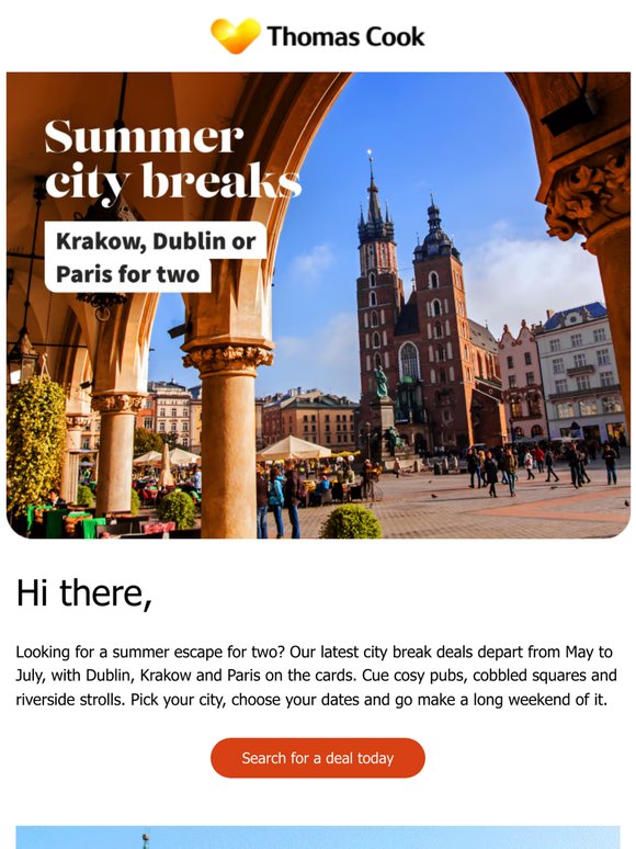 A summer city break with your name on it ✈️