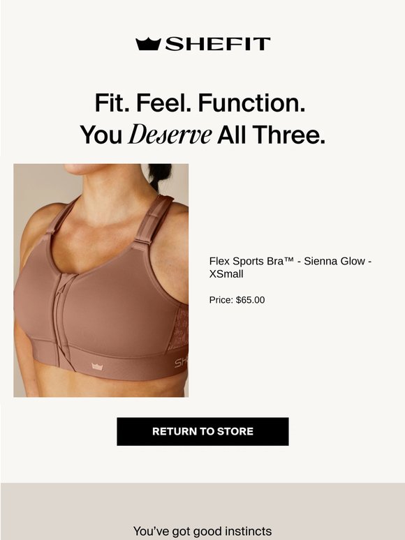 Fit. Feel. Function. You Deserve ALL 3. ✔️