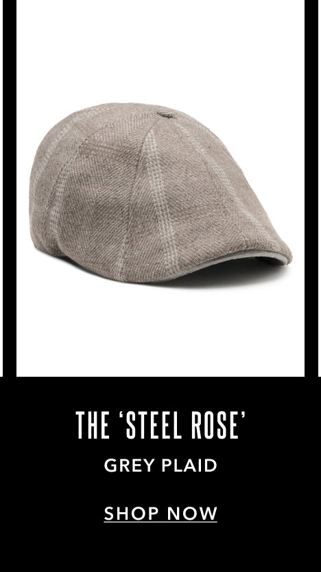 The 'Steel Rose' Grey Plaid Shop Now