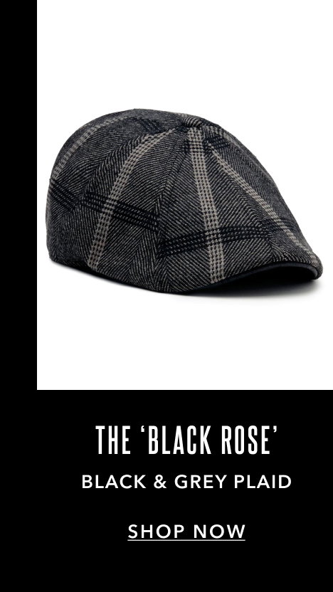 The 'Black Rose' Black & Grey Plaid Shop now