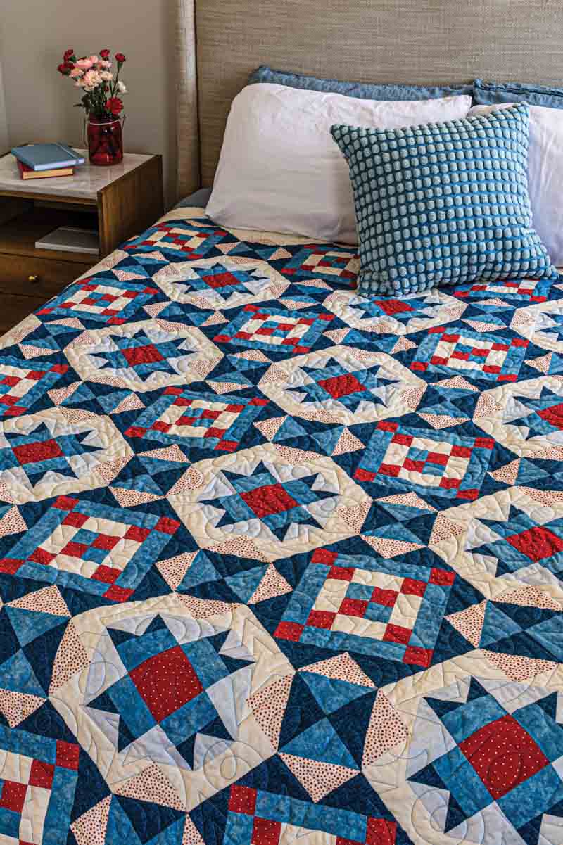 Red, White, & Blessed Quilt Pattern Download