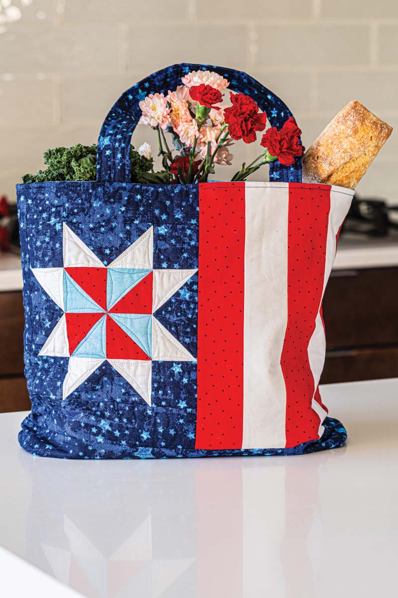 Stars & Stripes Tote Bag Pattern Download