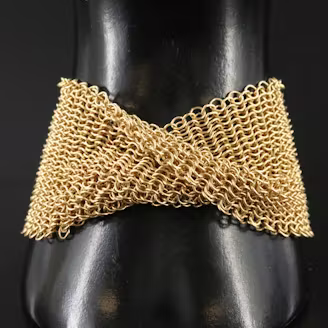 Elsa Peretti for Tiffany & Co. 18K Mesh Bracelet