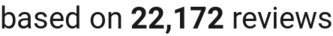 number of reviews